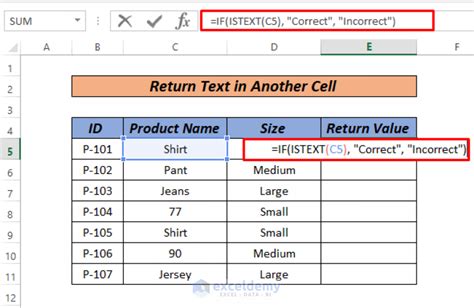You are not limited to only checking if one thing is equal to <b>another</b> and returning a single result, you can also use mathematical operators and perform additional calculations depending on your criteria. . Excel formula if cell contains text then return value in another cell